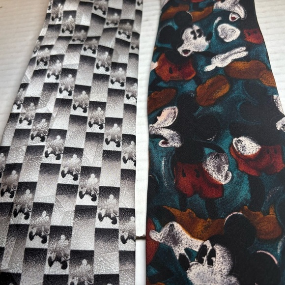 Vintage Disney Mickey Mouse Neck Ties - Picture 3 of 7